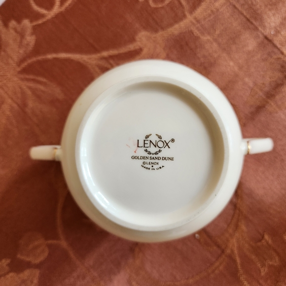 LenoxGolden Sand Dune sugar and creamer set - Picture 6 of 6